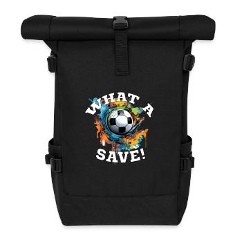 Balle de football - Quelle sauvegarde! - Sac à dos roll top - noir - Devant