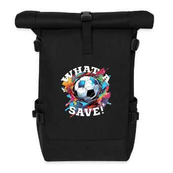 Balle de football - Quelle sauvegarde! - Sac à dos roll top - noir - Devant
