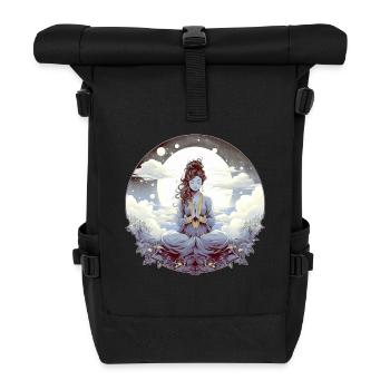 Meditation - Rolltop Rucksack - Schwarz - Vorne
