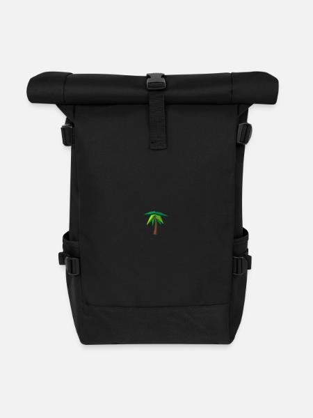 Pelé - Roll Top Backpack - black