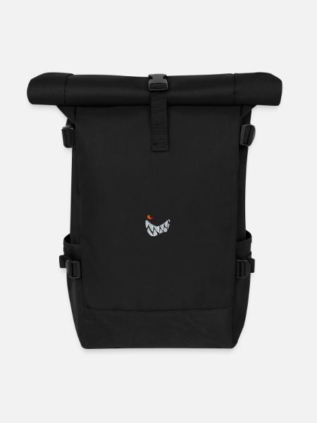 Die Wilden Kerle Grinsen Stick - Rolltop Rucksack - Schwarz
