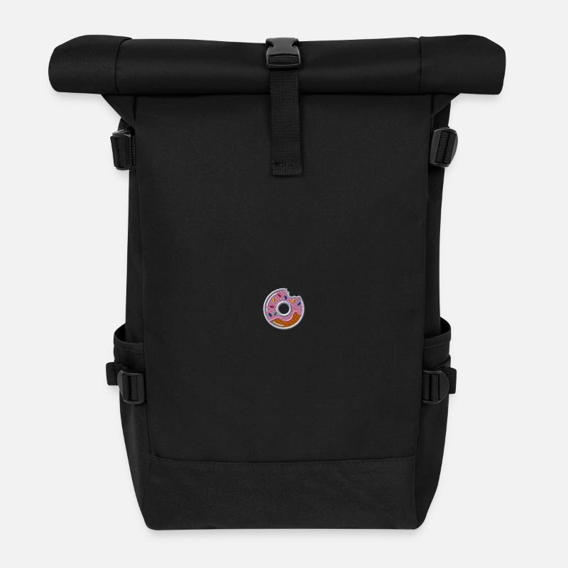 Donut - Rolltop Rucksack - Schwarz