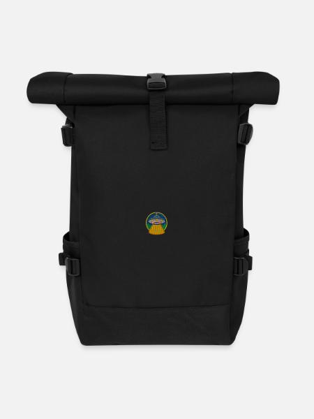 OVNI - Sac à dos roll top - noir