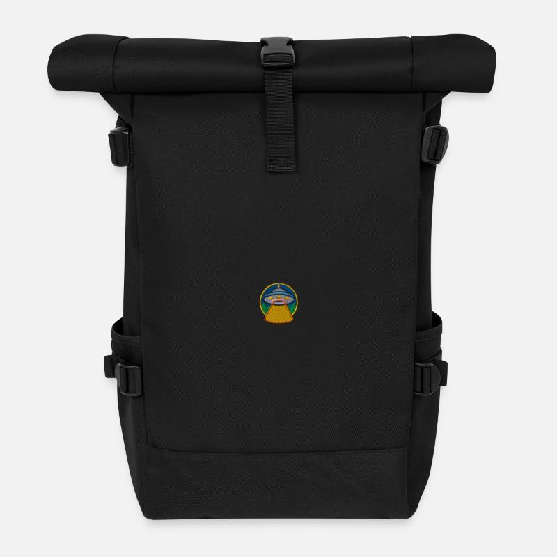 Ufo - Rolltop Rucksack - Schwarz