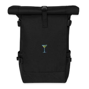 Cocktail - Roll Top Backpack - black - Front