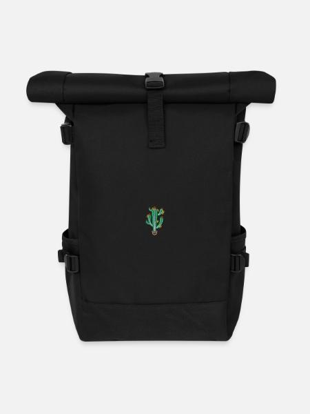 Cactus 1 - Sac à dos roll top - noir