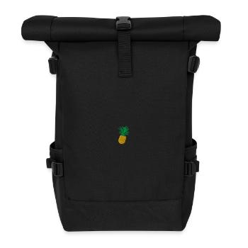 Pineapple - Roll Top Backpack - black - Front