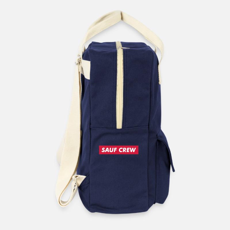 SAUF CREW - Retro Rucksack - Navy
