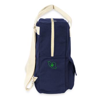 Iran Frieden - Retro Rucksack - Navy - Rechts