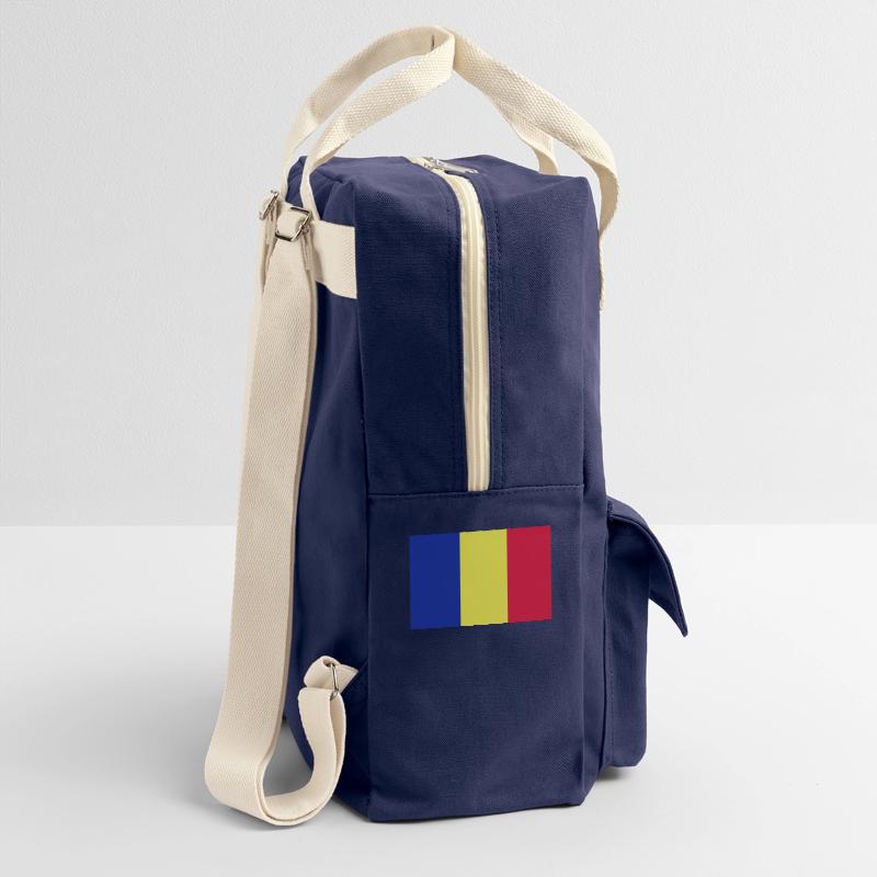 drapeau_roumanie Retro Rucksack