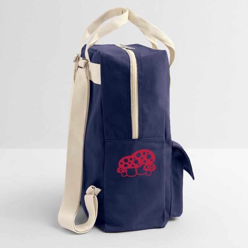 Many Mushrooms Red Dots Pattern Toadstool Fungus Retro Backpack
