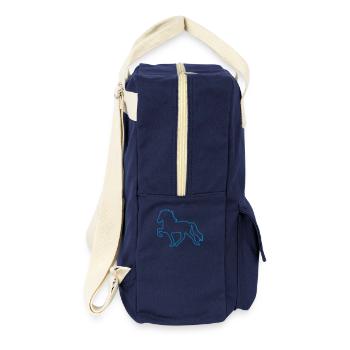 Tölter Outline - Retro Rucksack - Navy - Rechts