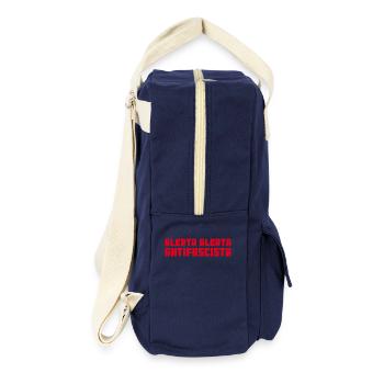 Alerta Antifascista III - Retro Rucksack - Navy - Rechts