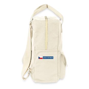 Czech National Flag - Retro Backpack - natural - Right