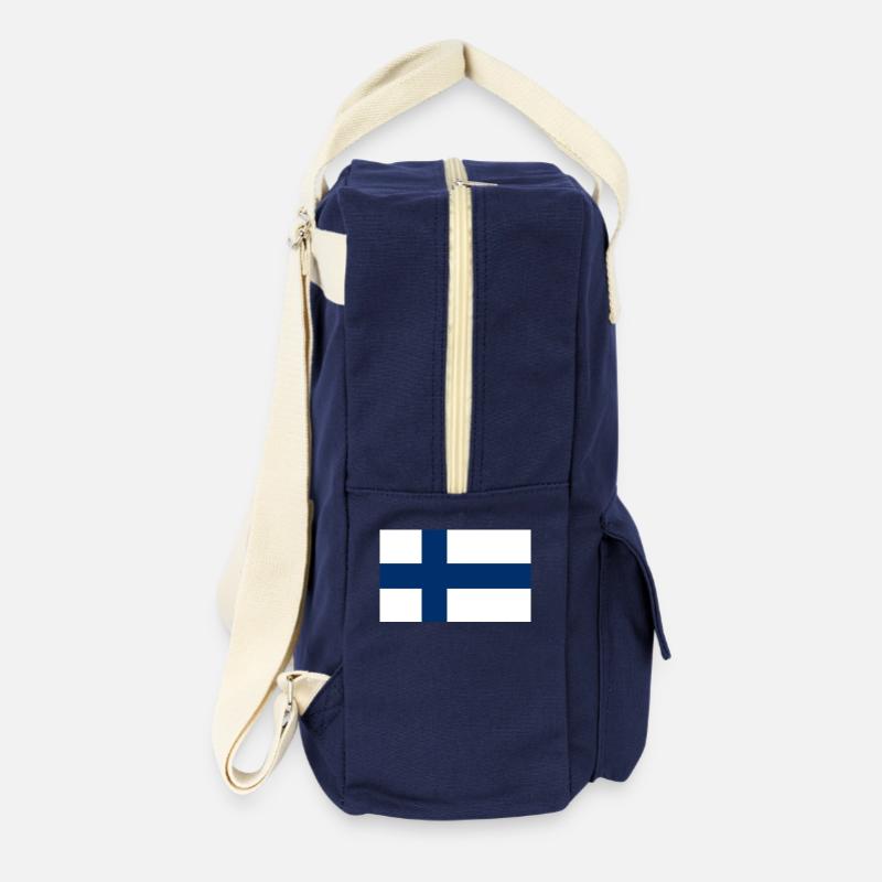 Finland - Retro Backpack - navy
