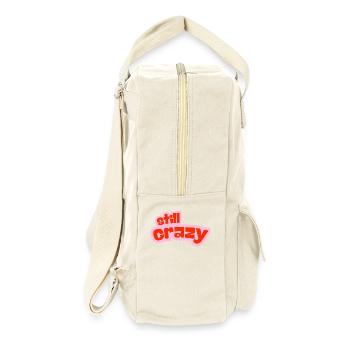 still crazy - Retro Rucksack - Naturweiß - Rechts