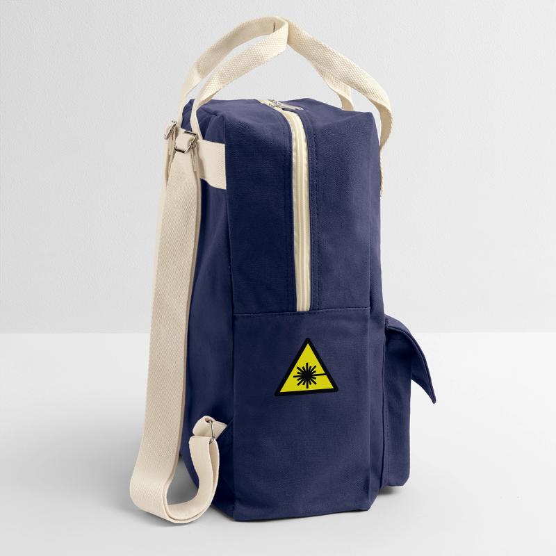 caution_laser_beam_2c Retro Backpack
