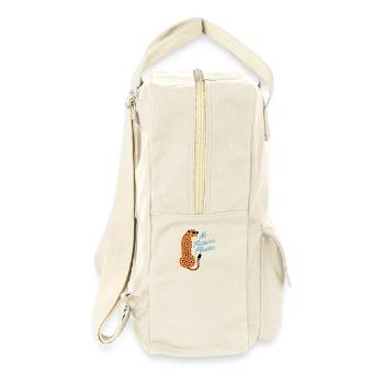 Guépard des Paparazzis - Sac à dos rétro - blanc naturel - Droite