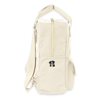 The best therapist has fur and four paws - Retro Backpack - natural - Right