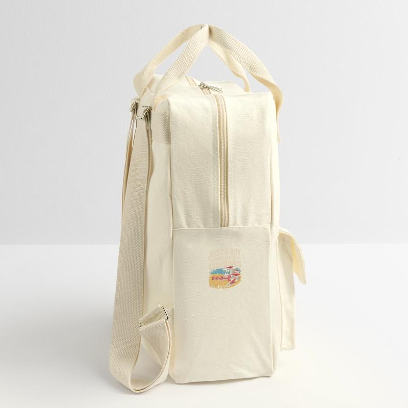 Juste un garçon qui aime les moissonneuses-batteuses Sac à dos rétro