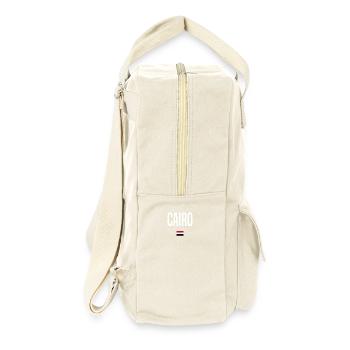 Le Caire, Égypte - Sac à dos rétro - blanc naturel - Droite