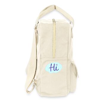 Hi - Retro Rucksack - Naturweiß - Rechts