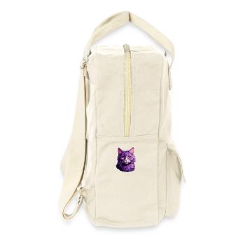 Design moderne Cat - Sac à dos rétro - blanc naturel - Droite