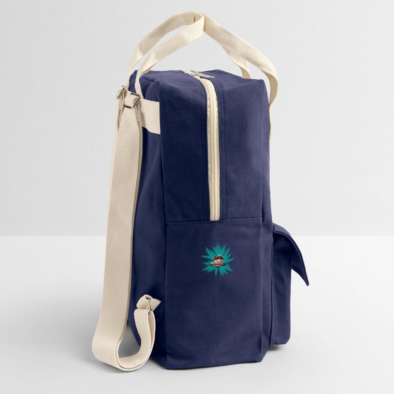 Boulette de levure sur graffiti Sac à dos rétro
