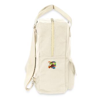 hip hop - Retro Backpack - natural - Right