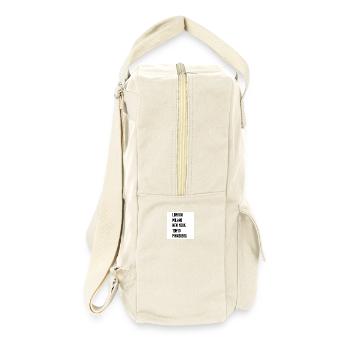 Londres, Milan, New York, Tokyo, Pinneberg - Sac à dos rétro - blanc naturel - Droite
