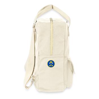 Dalarna - Retro Rucksack - Naturweiß - Rechts