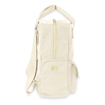 Oeil d’Horus Protection Puissance Symbole Egypte Udjat - Sac à dos rétro - blanc naturel - Droite