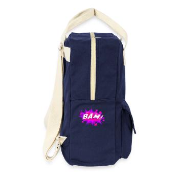 BAM 2 - Retro Rucksack - Navy - Rechts