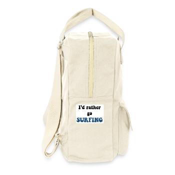 AUTOCOLLANT DE SURF - Sac à dos rétro - blanc naturel - Droite
