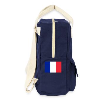 France - Retro Backpack - navy - Right