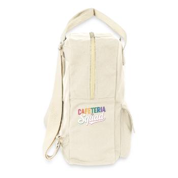 Gemeinsam genießen - Retro Rucksack - Naturweiß - Rechts