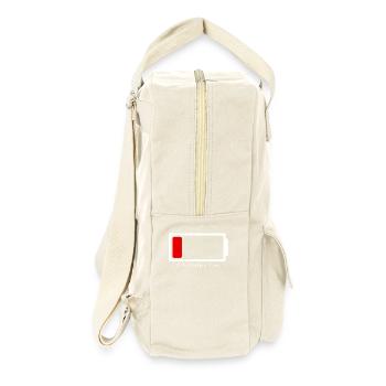 Battery low - Retro Backpack - natural - Right
