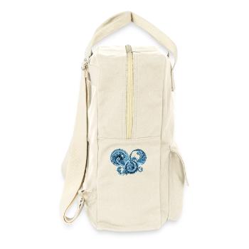 Blue Ornament - Retro Backpack - natural - Right
