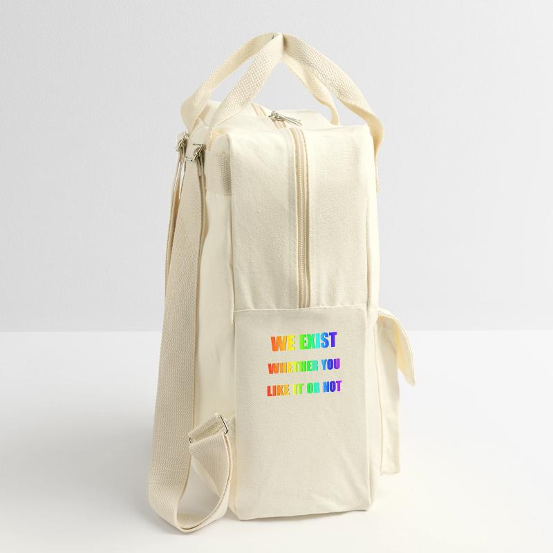 We Exist - Rainbow Gradient Retro Backpack