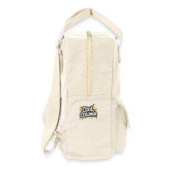 Cool Colonia | Köln Shirt - Retro Rucksack - Naturweiß - Rechts