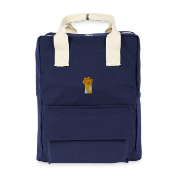 Patte de chat - Sac à dos rétro - marine - Devant