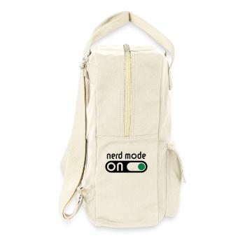 Nerd Mode On (Geek / Computer Freak) - Retro Backpack - natural - Right