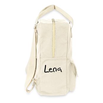 lena - Sac à dos rétro - blanc naturel - Droite