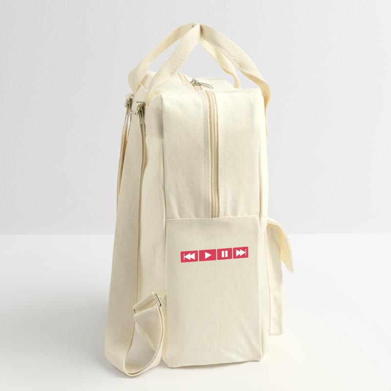 Play Button Retro Backpack