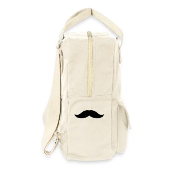 Moustache 4 - Retro Rucksack - Naturweiß - Rechts