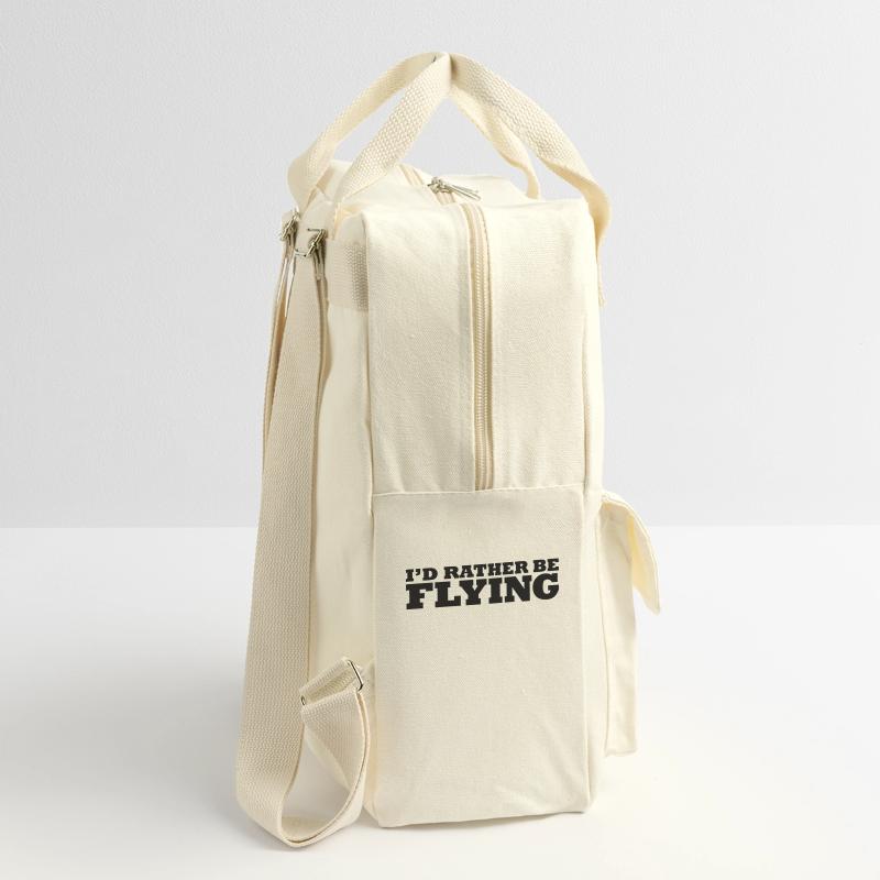 I'd rather be flying Retro Rucksack