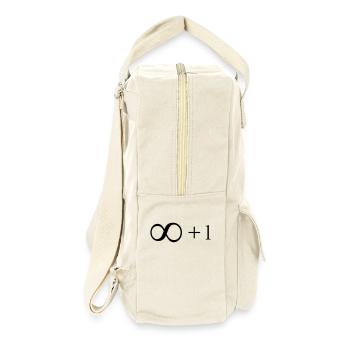 Unendlich + 1 - Retro Rucksack - Naturweiß - Rechts