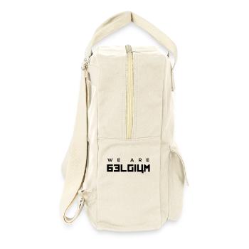 we are belgium - belgie - 2018 - t shirt - Retro Backpack - natural - Right