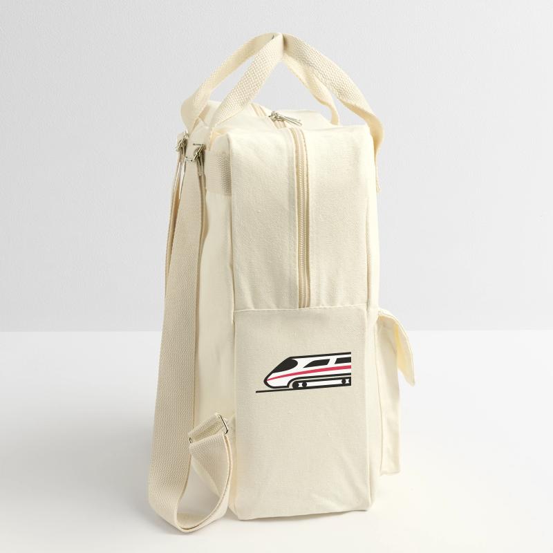 Express Train Logo Retro Rucksack