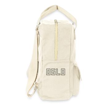 Oslo - Sac à dos rétro - blanc naturel - Droite